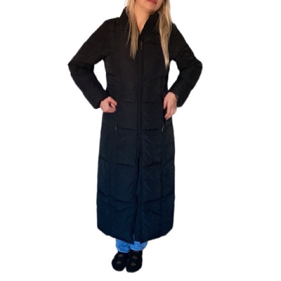 UTEX Long Black Down / Waterfowl Feathers Coat!!! - Picture 2 of 12